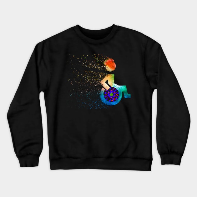 Rolling Rockstar Crewneck Sweatshirt by L'Appel du Vide Designs by Danielle Canonico